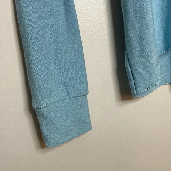 CHASER Blue Beach Stripes Pullover Hoodie- size Medium - Picture 4 of 7